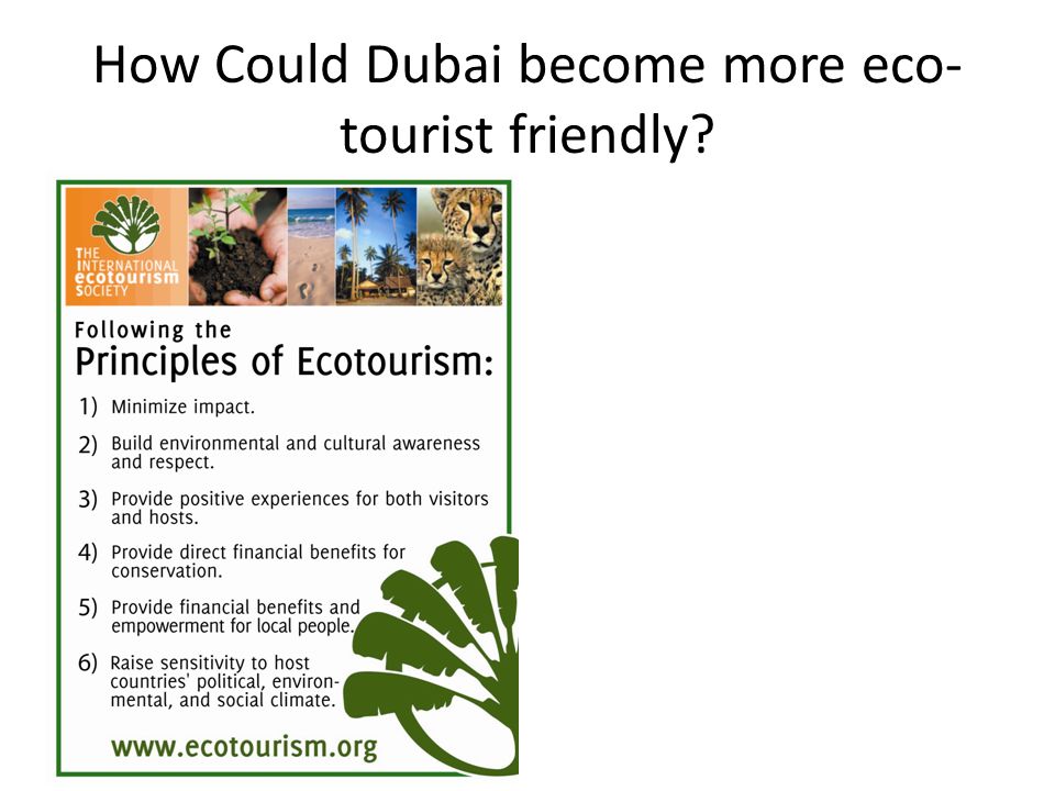 Disadvantages of dubai tourism